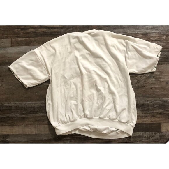 Vintage Baby of Board Womens Medium White Panda Bear Short Sleeve Shirt - Picture 4 of 7